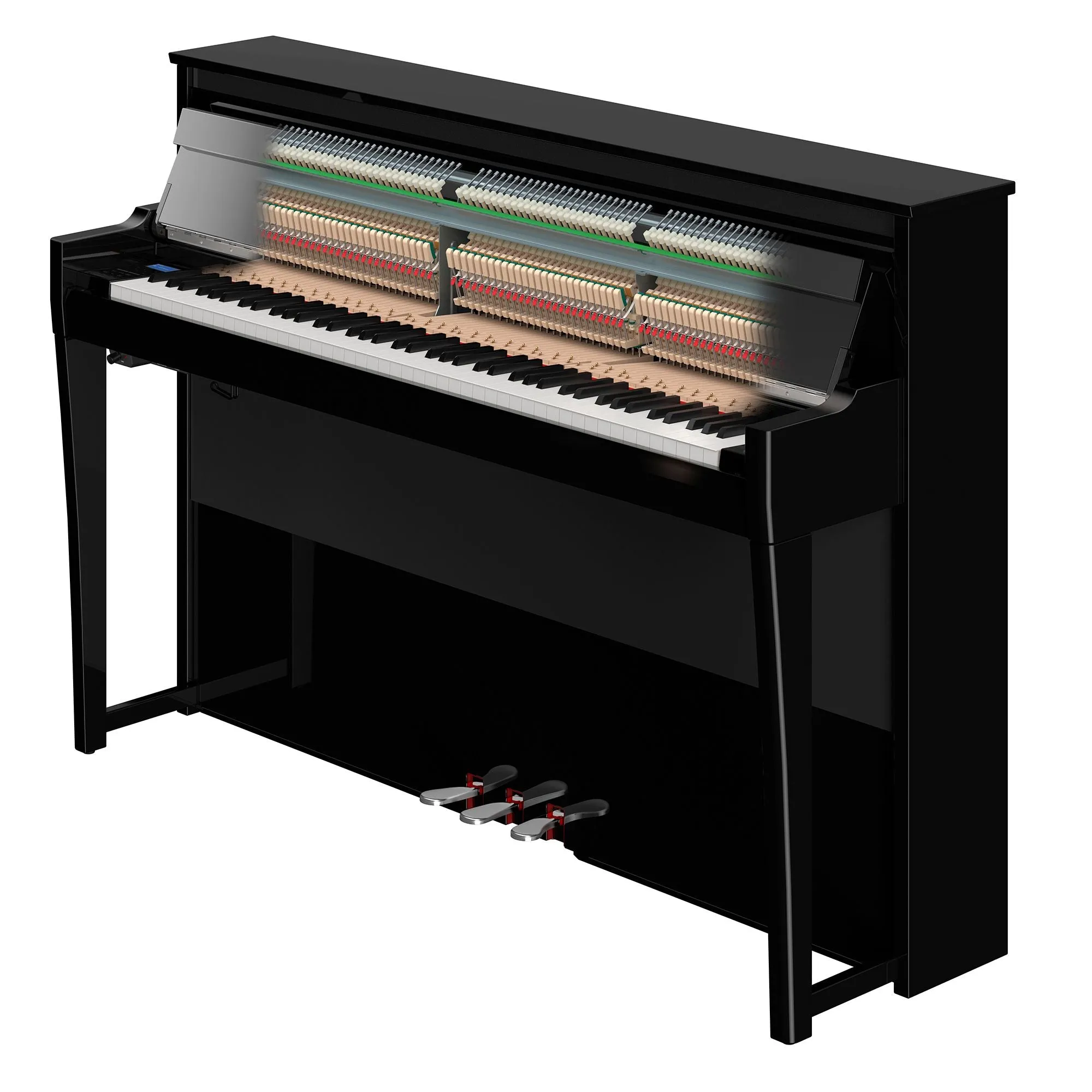 Yamaha NU1XA AvantGrand Hybrid Digital Upright Piano Polished Ebony