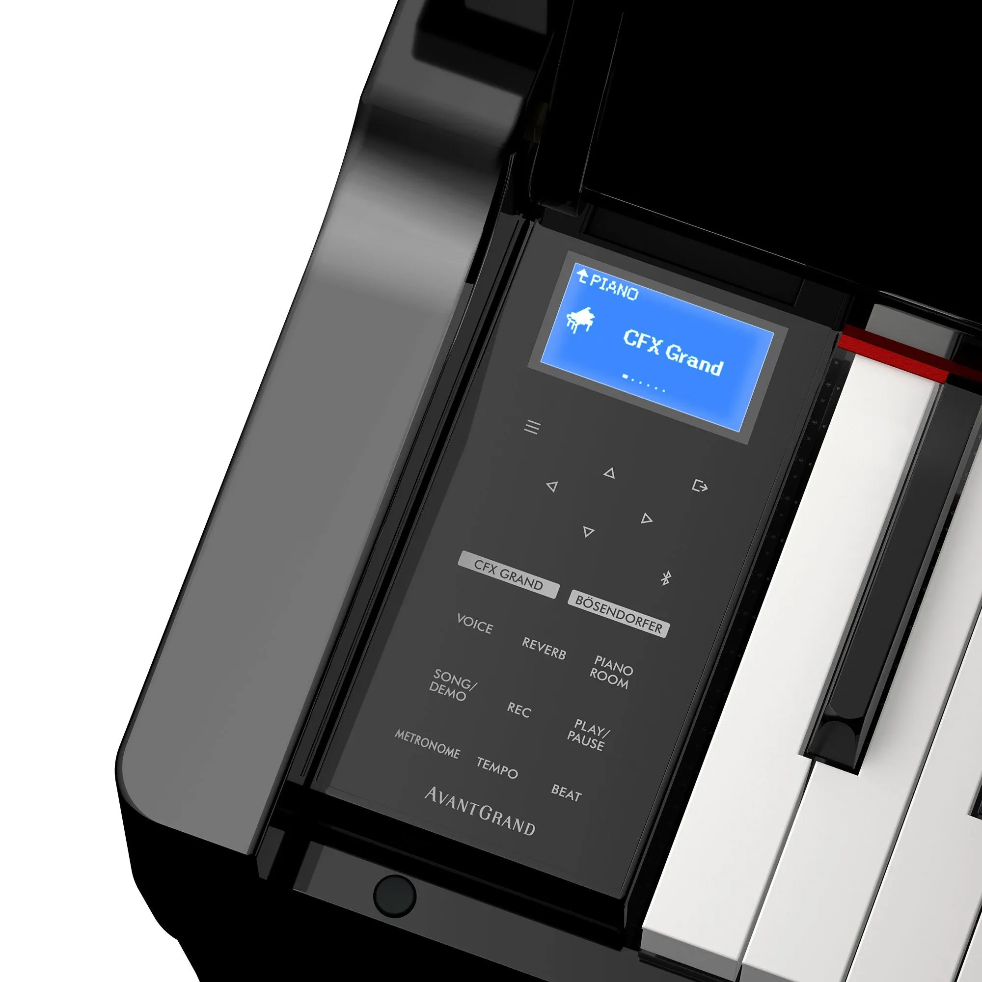 Yamaha NU1XA AvantGrand Hybrid Digital Upright Piano Polished Ebony